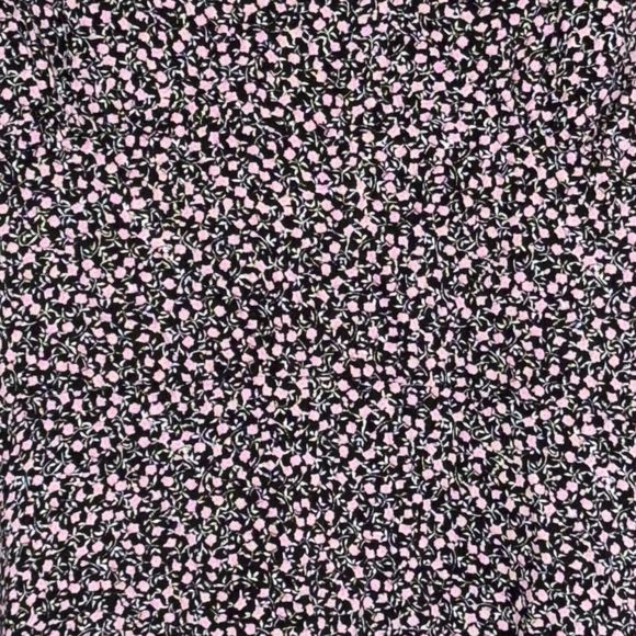 Divided By H&M Womens Dress Size XS Floral Mini Short Zipper 90's Y2k V Neckline - Picture 3 of 12